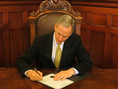 Gov. Dennis Daugaard signed more bills into law (KELO File) Gov. Dennis Daugaard signed more bills into law (KELO File)