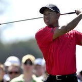 Mar 2, 2014; Palm Beach Gardens, FL, USA; Tiger Woods drives on nine during the final round of The Honda Classic golf tournament at PGA Nati Mar 2, 2014; Palm Beach Gardens, FL, USA; Tiger Woods drives on nine during the final round of The Honda Classic golf tournament at PGA Nati