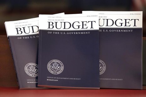 Copies of U.S. President Barack Obama's Fiscal Year 2015 Budget are delivered to The House Budget Committee on Capitol Hill in Washington, M Copies of U.S. President Barack Obama's Fiscal Year 2015 Budget are delivered to The House Budget Committee on Capitol Hill in Washington, M