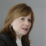 General Motors Co's new chief executive Mary Barra addresses the media during a roundtable meeting with journalists in Detroit, Michigan Jan General Motors Co's new chief executive Mary Barra addresses the media during a roundtable meeting with journalists in Detroit, Michigan Jan