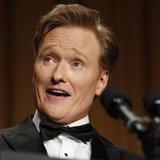 Comedian Conan O'Brien speaks at the White House Correspondents Association Dinner in Washington April 27, 2013. REUTERS/Kevin Lamarque Comedian Conan O'Brien speaks at the White House Correspondents Association Dinner in Washington April 27, 2013. REUTERS/Kevin Lamarque