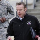Brigadier General Jeffrey Sinclair leaves the courthouse for the day at Ft. Bragg in Fayetteville, North Carolina March 5, 2014. REUTERS/Ell Brigadier General Jeffrey Sinclair leaves the courthouse for the day at Ft. Bragg in Fayetteville, North Carolina March 5, 2014. REUTERS/Ell