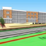 City Hall design (view from east side along Second Street) City Hall design (view from east side along Second Street)