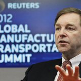 Stuart Levenick, group president of Caterpillar, speaks at the Reuters Manufacturing and Transportation Summit in New York, December 12, 201 Stuart Levenick, group president of Caterpillar, speaks at the Reuters Manufacturing and Transportation Summit in New York, December 12, 201