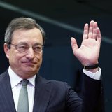 European Central Bank (ECB) President Mario Draghi waves as he arrives at an eurozone finance ministers meeting in Brussels February 17, 201 European Central Bank (ECB) President Mario Draghi waves as he arrives at an eurozone finance ministers meeting in Brussels February 17, 201