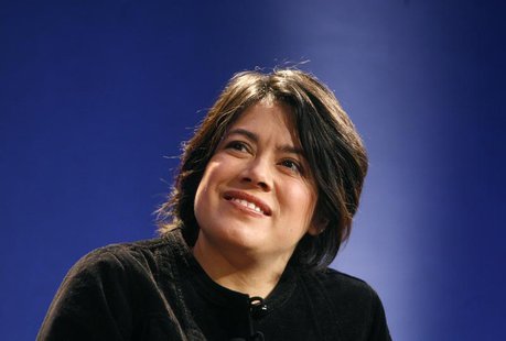 Caterina Fake, founder of Flickr, a leading photo sharing service attends the session 'CNN Connects: Our Networked World' at the World Econo Caterina Fake, founder of Flickr, a leading photo sharing service attends the session 'CNN Connects: Our Networked World' at the World Econo