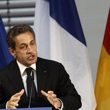 Former French President Nicolas Sarkozy gesture during his speech at an event hosted by the Konrad-Adenauer foundation in Berlin February 28 Former French President Nicolas Sarkozy gesture during his speech at an event hosted by the Konrad-Adenauer foundation in Berlin February 28