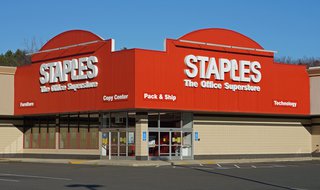 A Staples retail location, A Staples retail location,
