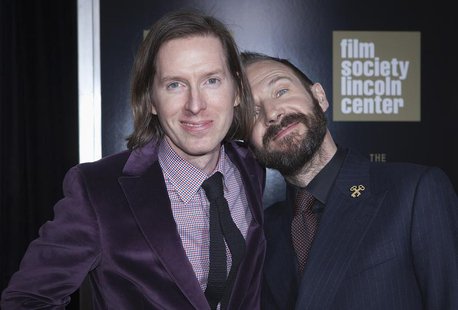 Cast member Ralph Fiennes and director Wes Anderson (L) arrive for the premiere of "The Grand Budapest Hotel" in New York February 26, 2014. Cast member Ralph Fiennes and director Wes Anderson (L) arrive for the premiere of "The Grand Budapest Hotel" in New York February 26, 2014.