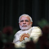 Hindu nationalist Narendra Modi, prime ministerial candidate for India's main opposition Bharatiya Janata Party (BJP) and Gujarat's chief mi Hindu nationalist Narendra Modi, prime ministerial candidate for India's main opposition Bharatiya Janata Party (BJP) and Gujarat's chief mi