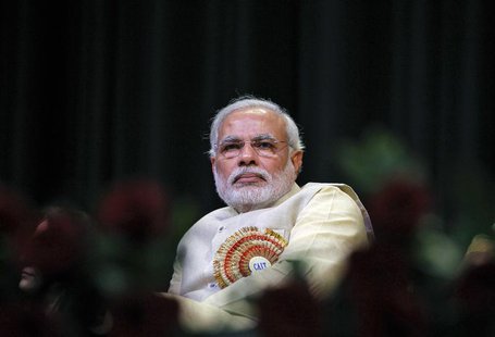 Hindu nationalist Narendra Modi, prime ministerial candidate for India's main opposition Bharatiya Janata Party (BJP) and Gujarat's chief mi Hindu nationalist Narendra Modi, prime ministerial candidate for India's main opposition Bharatiya Janata Party (BJP) and Gujarat's chief mi
