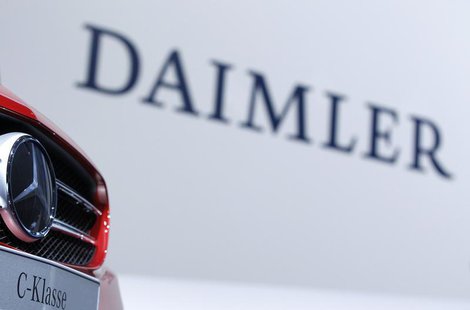 A C-class by Daimler AG is pictured before the company's annual news conference in Stuttgart February 6, 2014. REUTERS/Michaela Rehle A C-class by Daimler AG is pictured before the company's annual news conference in Stuttgart February 6, 2014. REUTERS/Michaela Rehle