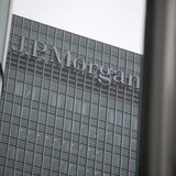A sign is seen on the Canary Wharf offices of JP Morgan in London September 19, 2013. REUTERS/Neil Hall A sign is seen on the Canary Wharf offices of JP Morgan in London September 19, 2013. REUTERS/Neil Hall