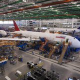 A 787 Dreamliner being built for India Air is pictured at South Carolina Boeing final assembly building in North Charleston, South Carolina A 787 Dreamliner being built for India Air is pictured at South Carolina Boeing final assembly building in North Charleston, South Carolina