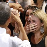 A woman cries while meeting U.S. President Barack Obama at the Coral Reef High School in Miami, Florida, March 7, 2014. REUTERS/Yuri Gripas A woman cries while meeting U.S. President Barack Obama at the Coral Reef High School in Miami, Florida, March 7, 2014. REUTERS/Yuri Gripas
