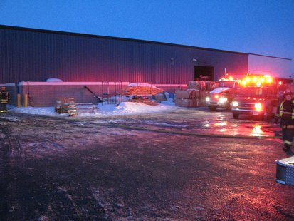 Fire at IROW Mosinee Fire at IROW Mosinee