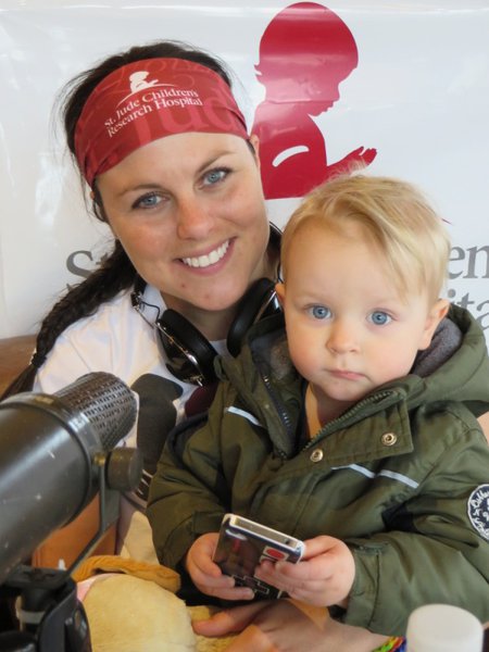 Jess Kelley and her little buddy Parker.