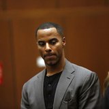 Former professional football player Darren Sharper appears for his arraignment at the Clara Shortridge Foltz Criminal Justice Center in Los Former professional football player Darren Sharper appears for his arraignment at the Clara Shortridge Foltz Criminal Justice Center in Los