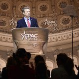 Senator Rand Paul (R-KY) pauses in his remarks as guests applaud at the Conservative Political Action Conference (CPAC) in Oxon Hill, Maryla Senator Rand Paul (R-KY) pauses in his remarks as guests applaud at the Conservative Political Action Conference (CPAC) in Oxon Hill, Maryla