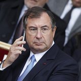 Martin Bouygues, CEO of French industrial and telecoms conglomerate Bouygues, attends the Qatar Prix de l'Arc de Triomphe at the Longchamp h Martin Bouygues, CEO of French industrial and telecoms conglomerate Bouygues, attends the Qatar Prix de l'Arc de Triomphe at the Longchamp h