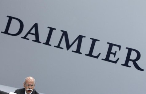 Daimler AG Chief Executive Dieter Zetsche attends the company's annual news conference in Stuttgart February 6, 2014. REUTERS/Michaela Rehle Daimler AG Chief Executive Dieter Zetsche attends the company's annual news conference in Stuttgart February 6, 2014. REUTERS/Michaela Rehle