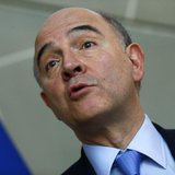 French Finance Minister Pierre Moscovici speaks to media after an official meeting with Swiss Finance Minister Eveline Widmer-Schlumpf in Be French Finance Minister Pierre Moscovici speaks to media after an official meeting with Swiss Finance Minister Eveline Widmer-Schlumpf in Be