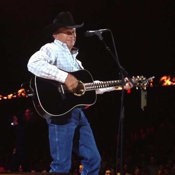 George Strait with that million dollar smile.