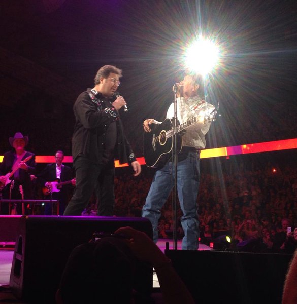 Vince Gill and George Strait