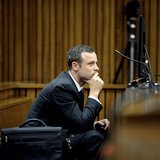 Olympic and Paralympic track star Oscar Pistorius listens to a witness testifying at the North Gauteng High Court in Pretoria March 10, 2014 Olympic and Paralympic track star Oscar Pistorius listens to a witness testifying at the North Gauteng High Court in Pretoria March 10, 2014