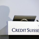 The shadow of Brady W. Dougan, CEO of Credit Suisse, is pictured before the full year results conference in Zurich February 6, 2014. REUTERS The shadow of Brady W. Dougan, CEO of Credit Suisse, is pictured before the full year results conference in Zurich February 6, 2014. REUTERS
