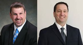 Mayor Randy Meyer (left) and Alderman Dan Krueger (right). Mayor Randy Meyer (left) and Alderman Dan Krueger (right).