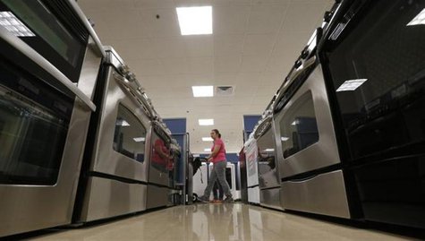 A woman walks by stoves in the appliance section at a Sears store in Schaumburg, Illinois near Chicago in this file photo taken September 23 A woman walks by stoves in the appliance section at a Sears store in Schaumburg, Illinois near Chicago in this file photo taken September 23