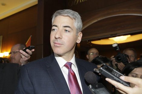 William Ackman, Chief Executive Officer of Pershing Square Capital Management LP talks to reporters before entering the AGM of Canadian Paci William Ackman, Chief Executive Officer of Pershing Square Capital Management LP talks to reporters before entering the AGM of Canadian Paci