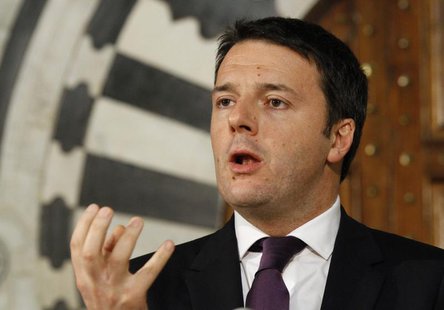 Italian Prime Minister Matteo Renzi speaks during a news conference at the Government Palace in Tunis March 4, 2014. REUTERS/Anis Mili Italian Prime Minister Matteo Renzi speaks during a news conference at the Government Palace in Tunis March 4, 2014. REUTERS/Anis Mili