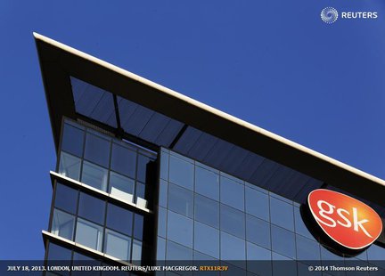 The GlaxoSmithKline building is pictured in Hounslow, west London June 18, 2013. REUTERS/Luke MacGregor The GlaxoSmithKline building is pictured in Hounslow, west London June 18, 2013. REUTERS/Luke MacGregor