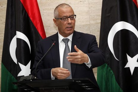 Libya's Prime Minister Ali Zeidan speaks during a news conference in Tripoli March 8, 2014. REUTERS/Ismail Zitouny Libya's Prime Minister Ali Zeidan speaks during a news conference in Tripoli March 8, 2014. REUTERS/Ismail Zitouny
