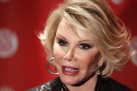 Comedian Joan Rivers arrives for the premiere of the documentary "Joan Rivers - A Piece Of Work" during the 2010 Sundance Film Festival in P Comedian Joan Rivers arrives for the premiere of the documentary "Joan Rivers - A Piece Of Work" during the 2010 Sundance Film Festival in P