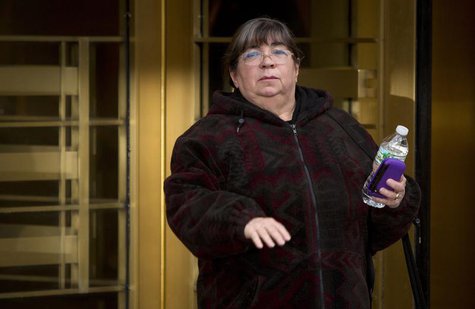 Bernie Madoff's former secretary, Annette Bongiorno departs Manhattan Federal Court in the Manhattan Borough of New York February 24, 2014. Bernie Madoff's former secretary, Annette Bongiorno departs Manhattan Federal Court in the Manhattan Borough of New York February 24, 2014.