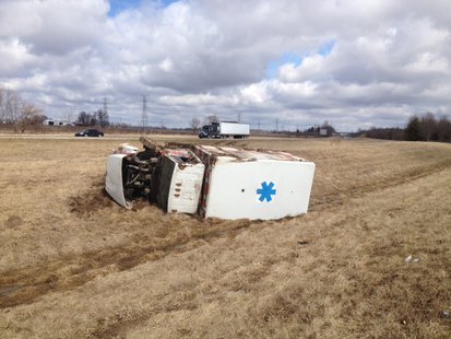 Sullivan County Ambulance Accident On I-70 3-12
photo provided by Indiana State Police Sullivan County Ambulance Accident On I-70 3-12
photo provided by Indiana State Police