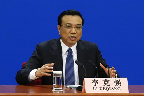China's Premier Li Keqiang gestures as he speaks during a news conference, after the closing ceremony of the Chinese National People's Congr China's Premier Li Keqiang gestures as he speaks during a news conference, after the closing ceremony of the Chinese National People's Congr