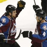 Colorado Avalanche center Ryan O'Reilly (L) celebrates scoring a goal during 2011 action in Denver. REUTERS/Rick Wilking Colorado Avalanche center Ryan O'Reilly (L) celebrates scoring a goal during 2011 action in Denver. REUTERS/Rick Wilking