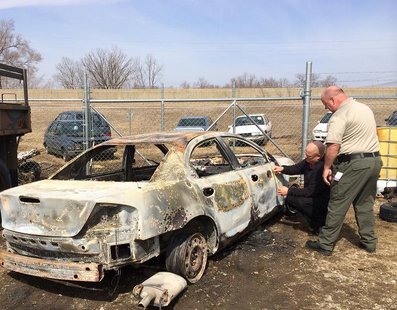 Car recovered by Vigo County Sheriff
pic 2 provided by Vigo County Sheriff Car recovered by Vigo County Sheriff
pic 2 provided by Vigo County Sheriff