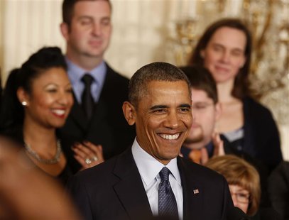 U.S. President Barack Obama speaks before signing a Presidential Memorandum on modernizing the overtime system to help insure workers are pa U.S. President Barack Obama speaks before signing a Presidential Memorandum on modernizing the overtime system to help insure workers are pa