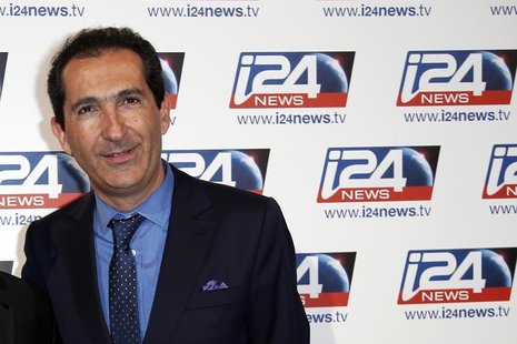 Patrick Drahi, Franco-Israeli businessman and founder of Numericable, poses during a roadshow for the Israel-based broadcast news channel i2 Patrick Drahi, Franco-Israeli businessman and founder of Numericable, poses during a roadshow for the Israel-based broadcast news channel i2