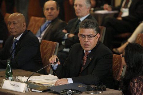 Venezuela's Foreign Minister Elias Jaua attends an extraordinary session of the Union of South American Nations (UNASUR) in Santiago, March Venezuela's Foreign Minister Elias Jaua attends an extraordinary session of the Union of South American Nations (UNASUR) in Santiago, March