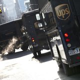 UPS delivery trucks are seen in New York City March 6, 2014. REUTERS/Mike Segar UPS delivery trucks are seen in New York City March 6, 2014. REUTERS/Mike Segar