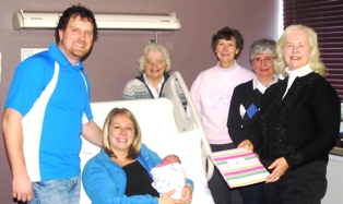 International Order of King’s Daughters and Sons (Angola Circle of the Lakes) recently presented proud new parents Jordan and Ashley Eldridge with a book for their daughter, Kenzie Louise. International Order of King’s Daughters and Sons (Angola Circle of the Lakes) recently presented proud new parents Jordan and Ashley Eldridge with a book for their daughter, Kenzie Louise.