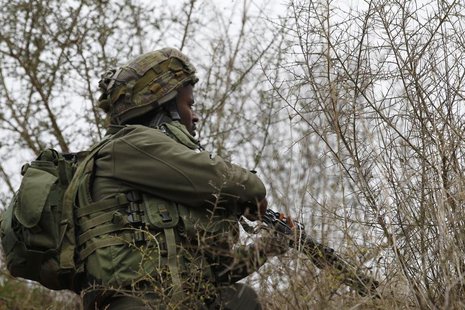 Israeli soldiers take position on the Israel-Lebanon border near the northern town of Metula December 29, 2013. REUTERS/Baz Ratner Israeli soldiers take position on the Israel-Lebanon border near the northern town of Metula December 29, 2013. REUTERS/Baz Ratner