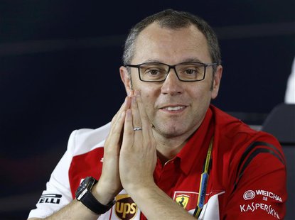 Ferrari Formula One team principal Stefano Domenicali attends a news conference after the second practice session of the Australian F1 Grand Ferrari Formula One team principal Stefano Domenicali attends a news conference after the second practice session of the Australian F1 Grand