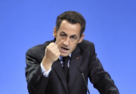 France's President Nicolas Sarkozy delivers the closing speech of an European conference on combating Alzheimers disease and related disease France's President Nicolas Sarkozy delivers the closing speech of an European conference on combating Alzheimers disease and related disease
